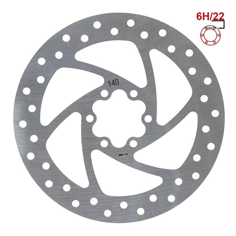 Tarcza Hamulcowa 140 mm 6H Srebrny
