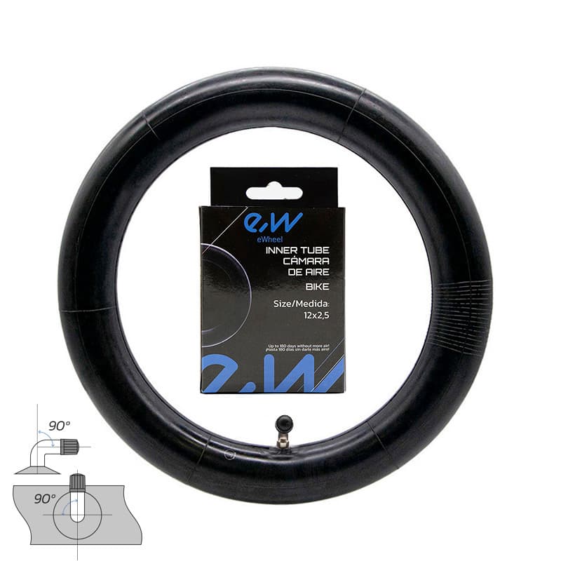 Dętka 12x(1,75/2/2,125) VC 90x90º Ewheel