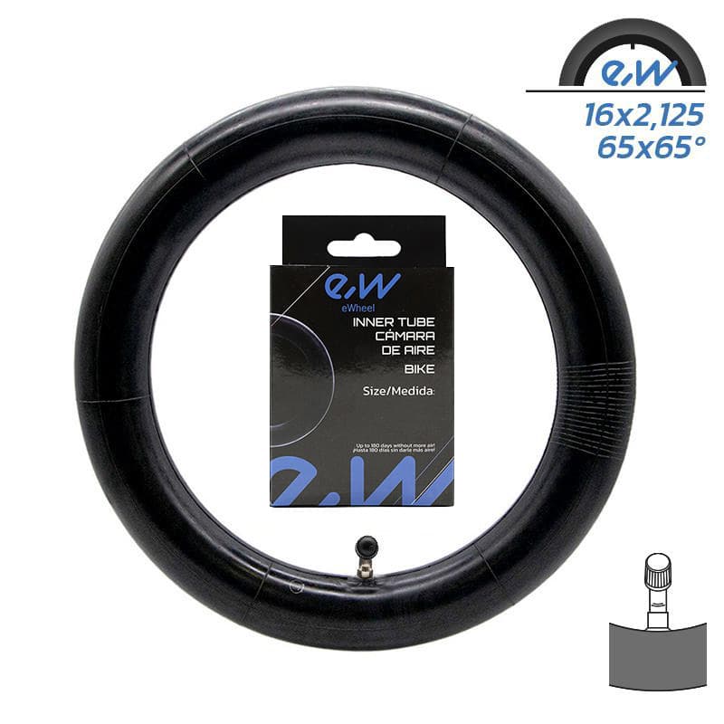 Dętka 16x2,125 VC 65x65º Ewheel