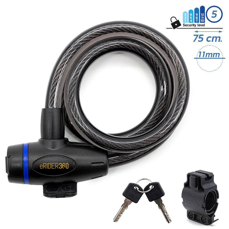Zamek na klucz EWLK026 czarny
