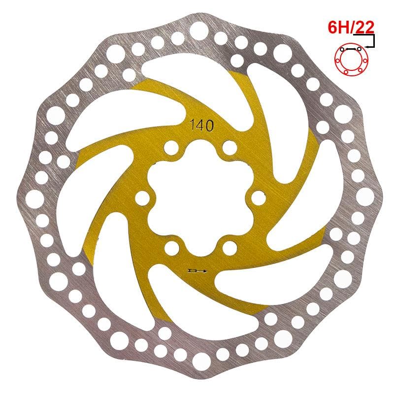 Tarcza hamulcowa R6.1 140mm 6H