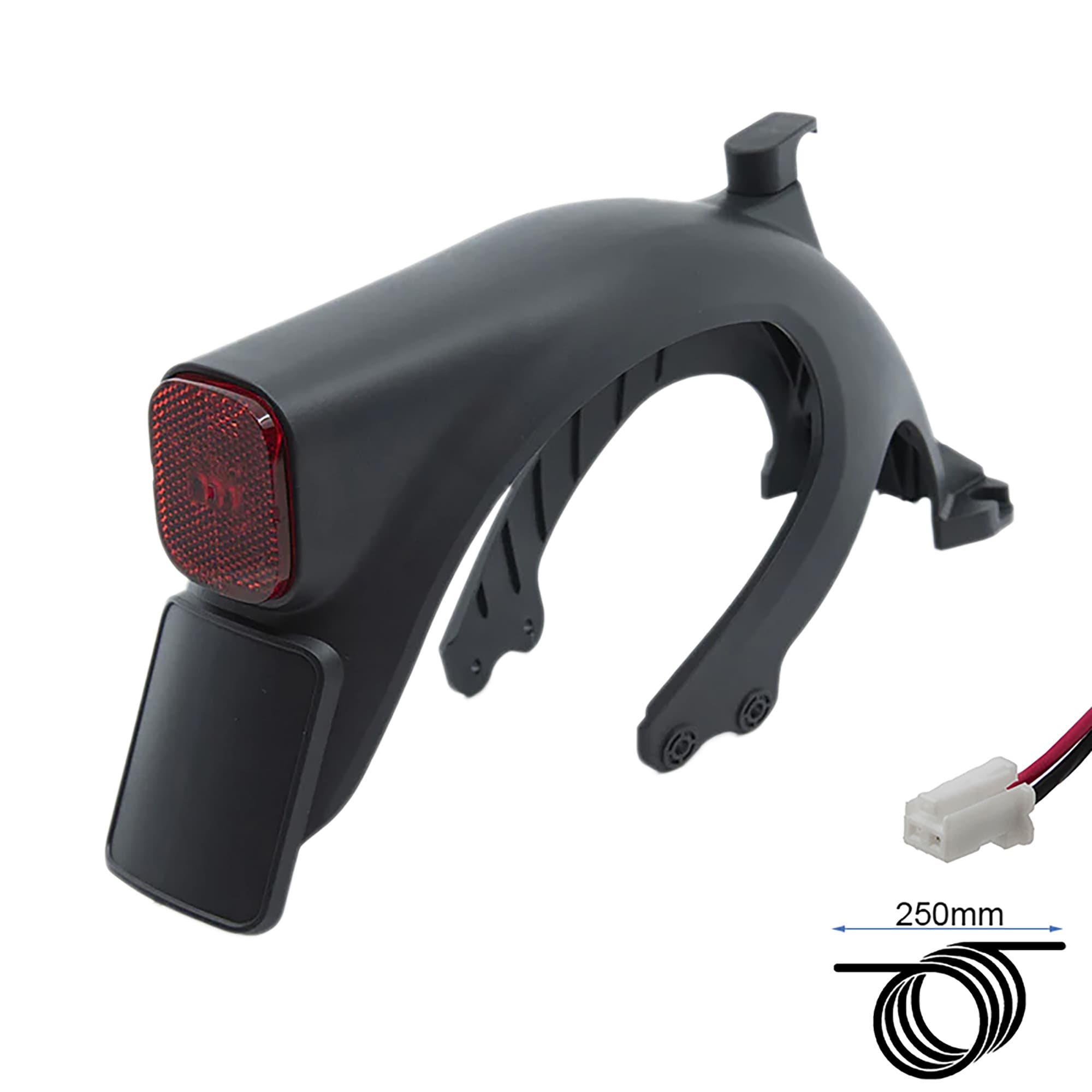 Tylni blotnik z lampa czarny Ninebot Max G2 E