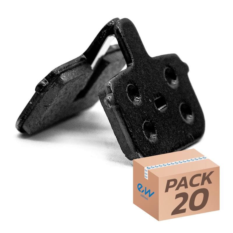 Klocki hamulcowe RT001-R zywiczne prostokatne z pinem - 20 szt.