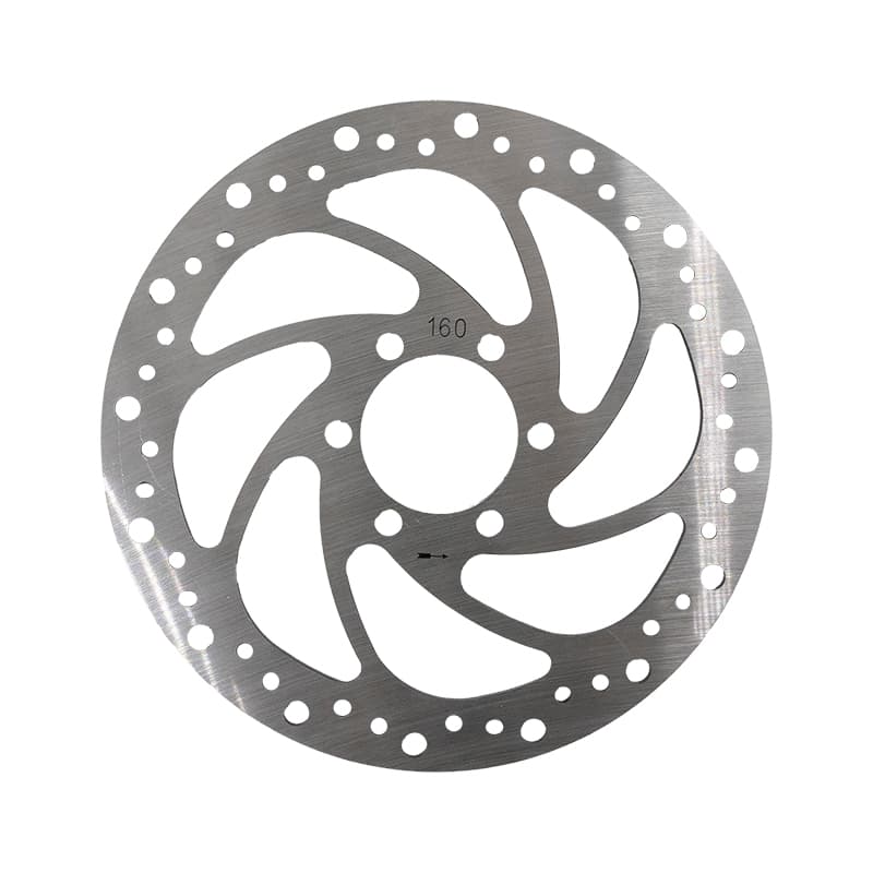 Disco de freno R6 160mm 6H plata - 48mm con grosor 2,9mm